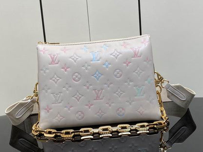Inspired Handbags, AA+ Quality 100% Genuine Leather Classic Flap Medium Quilted Lambskin Black Gold, 18X 1 1X 5cm BL 4 Colour