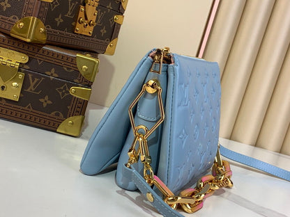 Inspired Handbags, AA+ Quality 100% Genuine Leather Classic Flap Medium Quilted Lambskin Black Gold, 18X 1 1X 5cm BL 4 Colour