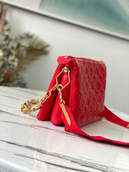 Inspired Handbags, AA+ Quality 100% Genuine Leather Classic Flap Medium Quilted Lambskin Black Gold, 18X 1 1X 5cm BL 4 Colour