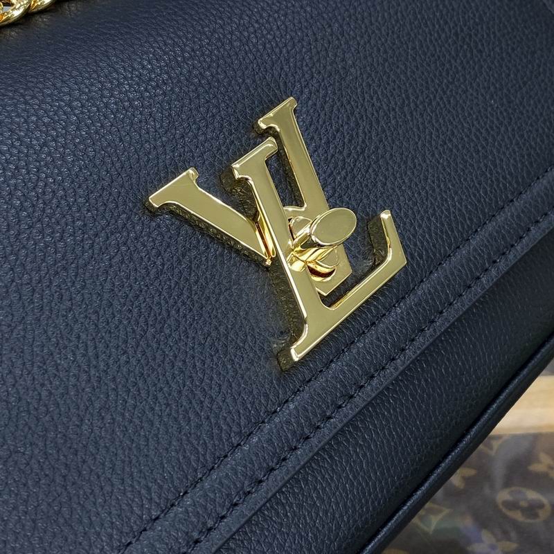 Inspired Handbags, AA+ Quality 100% Genuine Leather Classic Flap Medium Quilted Lambskin Black Gold, 18X 1 1X 5cm BL 4 Colour