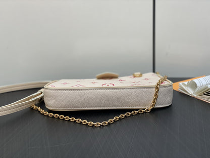 Inspired Handbags, AA+ Quality 100% Genuine Leather Classic Flap Medium Quilted Lambskin Black Gold, 18X 1 1X 5cm BL 4 Colour