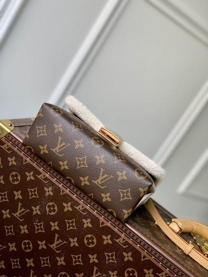 Louis Vuitton Handbags, AA+ Quality 100% Genuine Leather Classic Flap Medium Quilted Lambskin Black Gold, 18X 1 1X 5cm BL 4 Colour