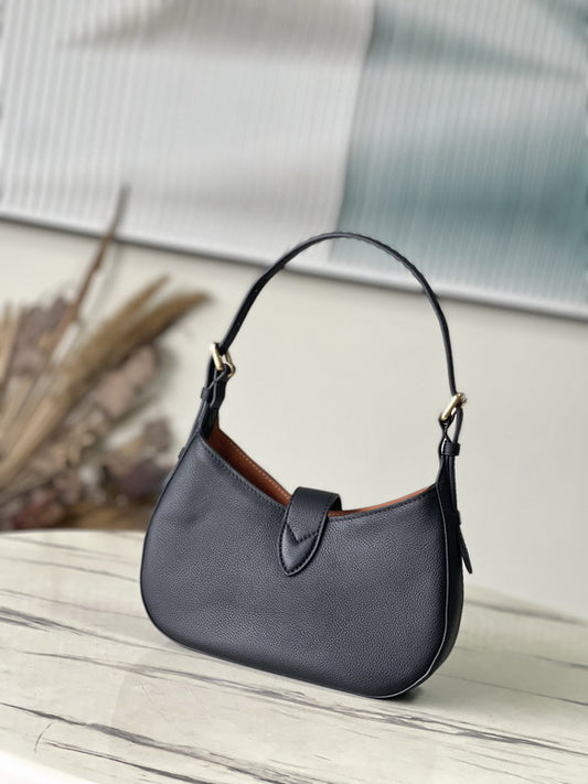 Inspired Handbags, AA+ Quality 100% Genuine Leather Classic Flap Medium Quilted Lambskin Black Gold, 18X 1 1X 5cm BL 4 Colour