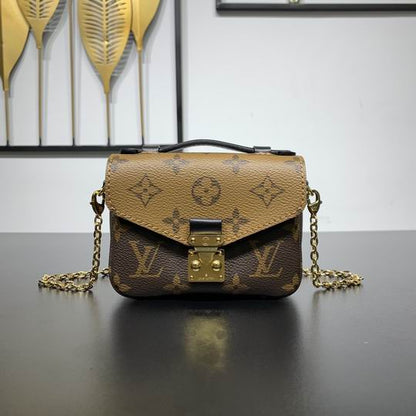 Louis Vuitton Handbags, AA+ Quality 100% Genuine Leather Classic Flap Medium Quilted Lambskin Black Gold, 18X 1 1X 5cm BL 4 Colour