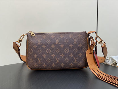Louis Vuitton Handbags, AA+ Quality 100% Genuine Leather Classic Flap Medium Quilted Lambskin Black Gold, 18X 1 1X 5cm BL 4 Colour