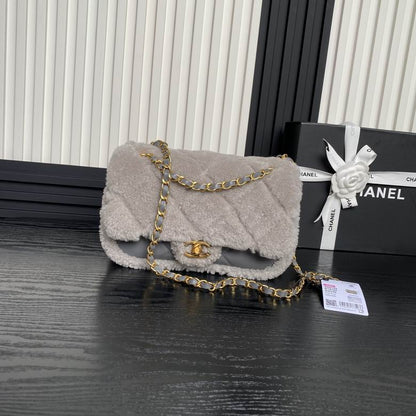 Chanel Inspired Handbags, AA+ Quality 100% Genuine Leather Classic Flap Medium Quilted Lambskin Black Gold, 18X 1 1X 5cm BL 4 Colour for chanel hand bag