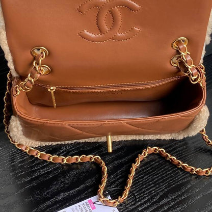 Chanel Inspired Handbags, AA+ Quality 100% Genuine Leather Classic Flap Medium Quilted Lambskin Black Gold, 18X 1 1X 5cm BL 4 Colour for chanel hand bag