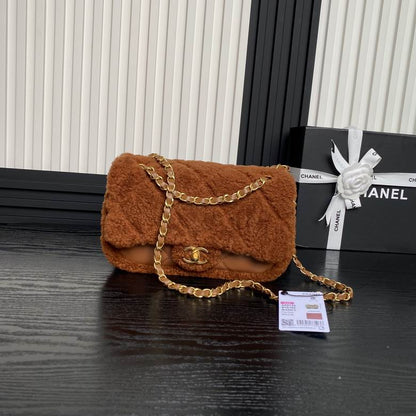 Chanel Inspired Handbags, AA+ Quality 100% Genuine Leather Classic Flap Medium Quilted Lambskin Black Gold, 18X 1 1X 5cm BL 4 Colour for chanel hand bag